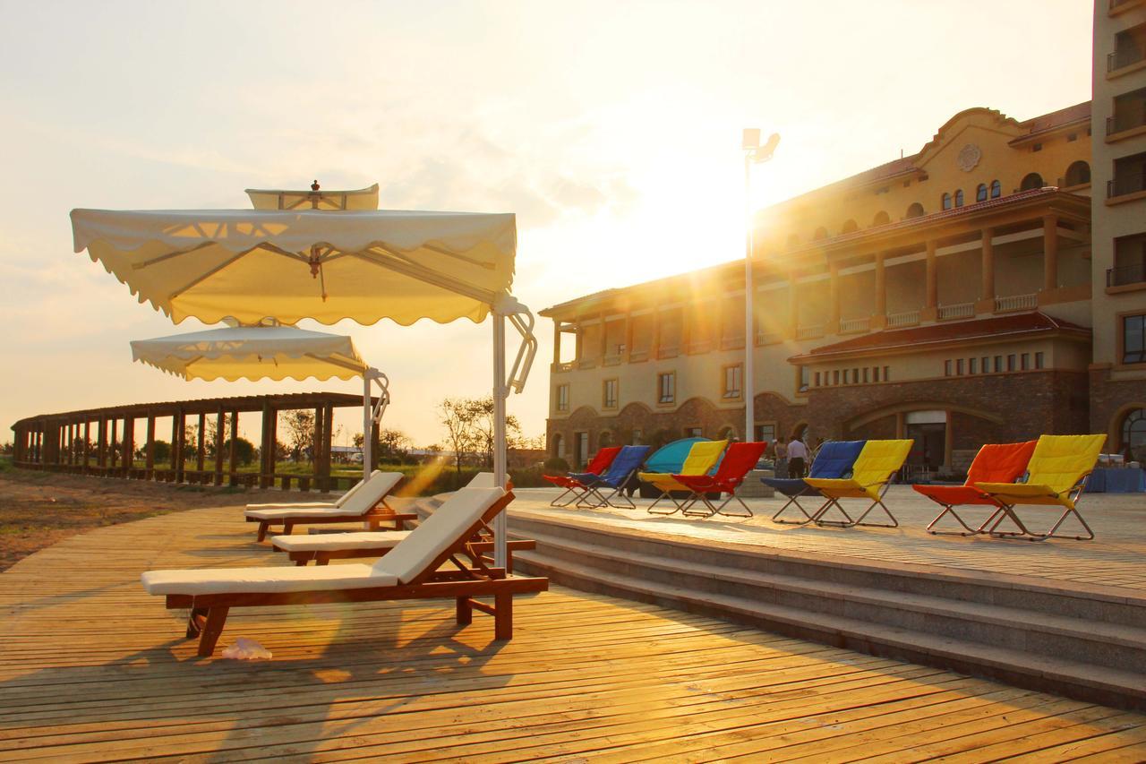 Shenglong Jianguo Hotel Haiyang Hajjang Kültér fotó